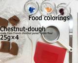 Nerikiri-Wagashi like sweet "Gazania" made from chestnut puree recipe step 6 photo