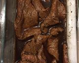 A picture of step 1 of Pinoy Bistek  (beefsteak) Recipe.