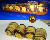 A picture of step 7 of Italiano Sushi Or Aubergine Rolls.