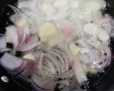 A picture of step 2 of Mix daal loki.