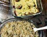 Cheese Stuffed chicken with Garlic and herb rice #wearetogether recipe step 2 photo