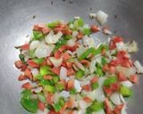 A picture of step 3 of Masala Oats.