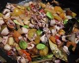 Cumi Pete Tomat Ijo langkah memasak 5 foto