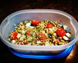 Foto del paso 3 de la receta: Quinoa integral con bulbo de anís y guisantes