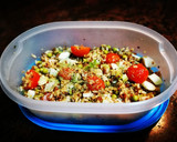 Foto del paso 3 de la receta: Quinoa integral con bulbo de anís y guisantes
