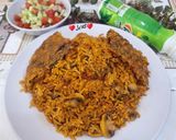 عکس مرحله 5 از دستور قارچ پلو کردی(خارچک پلو)😋