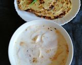 A picture of step 5 of Rajasthani Mini cheela raita.