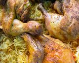 صورة لخطوة 4 من وصفة رز الدجاج بالزعفران بقدر الضغط