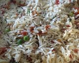 A picture of step 5 of Tamato methi pulao.