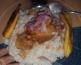 Foto del paso 2 de la receta: Arroz con adobo de cerdo y plátanos fritos