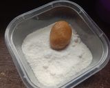 Foto langkah ke 3 dari resep Biskuit bola-bola salju.