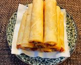 A picture of step 8 of Crab Egg Rolls 🦀🦀🦀.