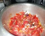 A picture of step 3 of Stewed matoke.
