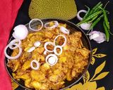 कटहल की सब्जी(kathal ki sabzi recipe in hindi) रेसिपी चरण 5 फोटो