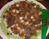 A picture of step 4 of Samosa, meat pie and meat roll.