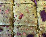 A picture of step 4 of Badam pista barfi (almond and pistachio fudge.