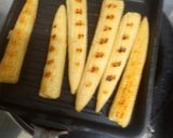 A picture of step 2 of Grilled cheesy babycorn.