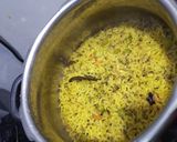 A picture of step 6 of Moong dal masala khichadi.