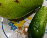 Foto langkah ke 1 dari resep Rujak Mangga Timun.