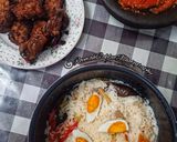 Foto langkah ke 6 dari resep Nasi Liwet Telur Asin.