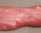 Baconos szűzpecsenye gombamártással recept fázis 1 fotója