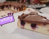 A picture of step 14 of Chocolate Blueberry Cheesecake in AIRFRYER.