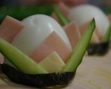 A picture of step 15 of Kabuto Sushi Cups for Children's Day.