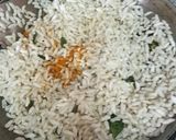 A picture of step 6 of Murmura Bhel or Sukha Bhel.