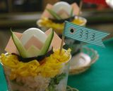 A picture of step 27 of Kabuto Sushi Cups for Children's Day.