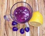 Foto langkah ke 3 dari resep Teh Bunga Telang Lemon (Telmon drink).