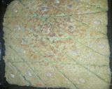 A picture of step 13 of Basbousa, Sweet Indian desert.