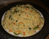 A picture of step 3 of Chinese fried rice 🍚.