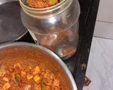 A picture of step 7 of Mango pickle.