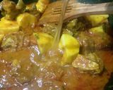 A picture of step 7 of Punjabi alo gosht.