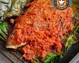 Gambar langkah 7 resipi Ikan Mabong Bakar.