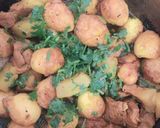 Hình bước làm 3 của món Thịt kho trứng cút với nghệ