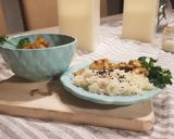 Foto del paso 8 de la receta: Pollo al curry con arroz y batata