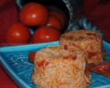 A picture of step 8 of Persian tomato rice (Dami-e Gojeh Farangi).