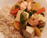 Foto del paso 6 de la receta Salteado de Tofu con Verduras y Langostinos
