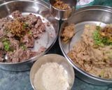 A picture of step 3 of Razma galooti kabab.