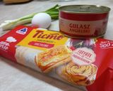 Фото кроку 1 до Слоёные конвертики с мясом.