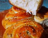 A picture of step 14 of Rose bread.