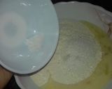 A picture of step 1 of Wheat flour chocolate donuts healthy food for kids.