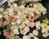 Foto del paso 2 de la receta: Arroz rápido con frankfurts