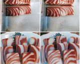Foto langkah ke 6 dari resep Puding Zabra.