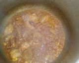 A picture of step 4 of Aloo gosht.