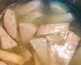 Hình bước làm 3 của món Canh khoai môn nấu bắp ngọt