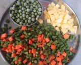 A picture of step 2 of White Gravy Veg Korma.