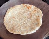 A picture of step 4 of Stuffed paratha with leftover rice.