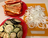 Foto del paso 1 de la receta: Bife de chorizo al horno con morrón, berenjena y cebolla! Un manjar 😋
